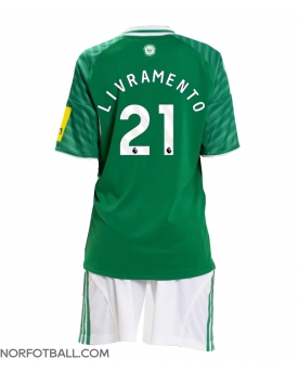 Billige Fotballdrakt Newcastle United Tino Livramento #21 Replika Bortedraktsett Barn 2025-26 Kortermet (med bukser)